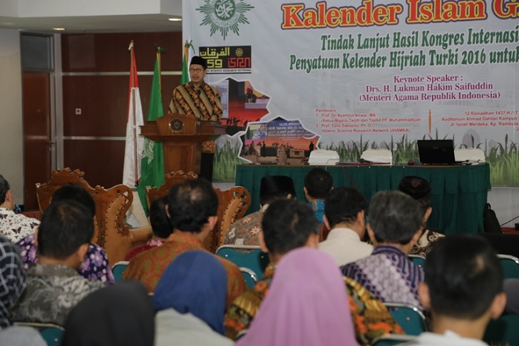 Menag Penyatuan Kalender Hijriyah Beri Manfaat Besar Bagi Umat