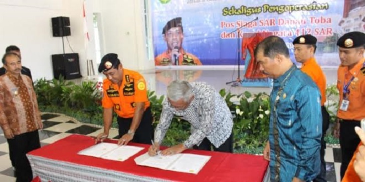 Pos Siaga SAR Danau Toba Dioperasikan