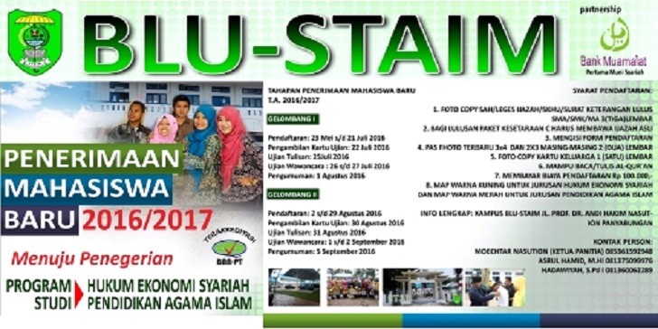 STAIM Buka Pendaftaran Mahasiswa Baru