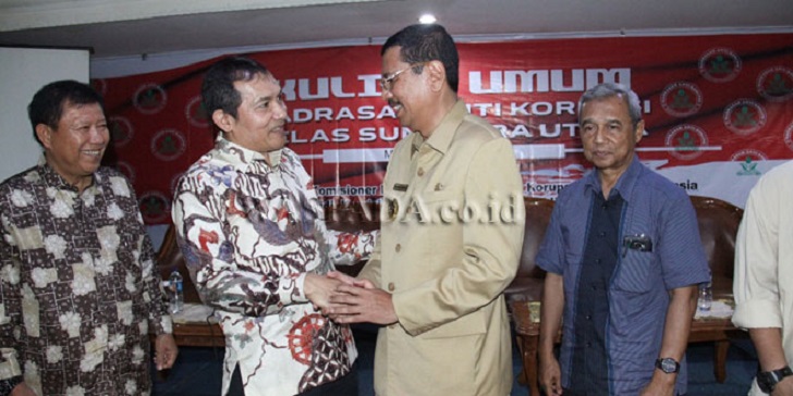 Gubsu: Berantas Korupsi di Sumut Harus Gerakan Bersama