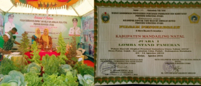 KTNA Madina Juara I Stan Pameran di Peda KTNA Sumut 2