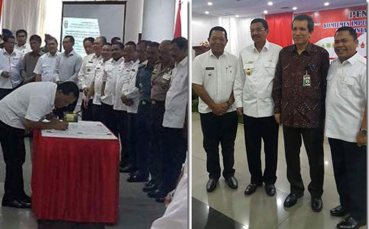 Bupati Mandailing Natal Tandatangani Komitmen Implementasi Pengendalian Gratifikasi Dengan KPK 1