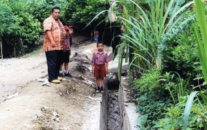 Desa Hutabangun Manfaatkan Dana Desa untuk Pembangunan Drainase