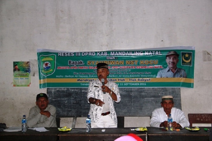 Jemput Aspirasi Warga, Anggota DPRD Madina Adakan Reses