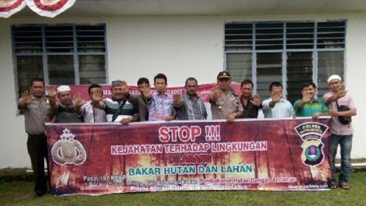 Polres Madina dan Jajarannya Sosialisasikan UU No.32 Tahun 2009