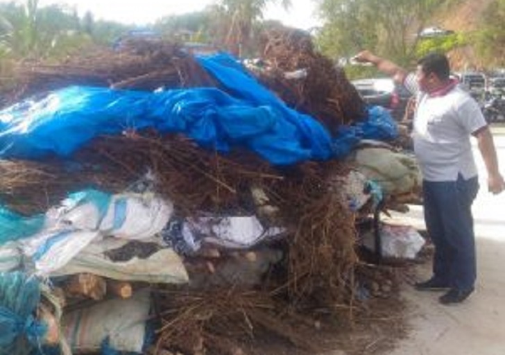 600 Kg Barang Bukti Ganja Dimusnahkan di Siri Siri