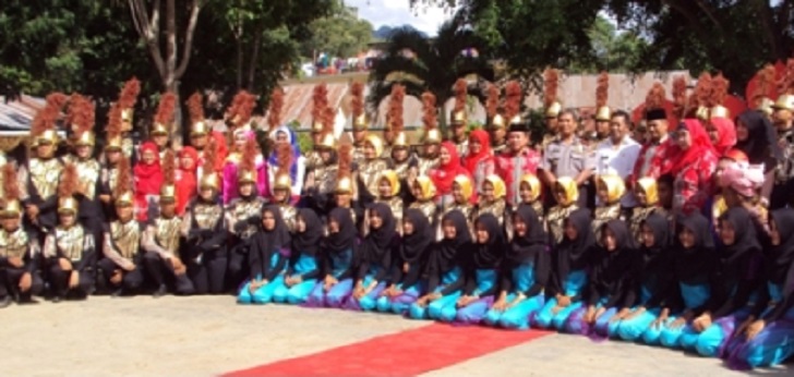 MAN Panyabungan Ikuti Raja Majestic Marching Band