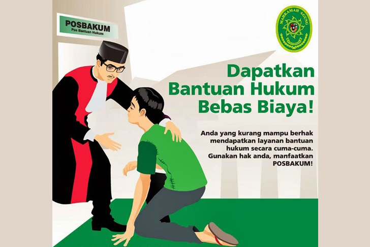 Posbakumadin, Bantuan Hukum Bagi Warga Kurang Mampu