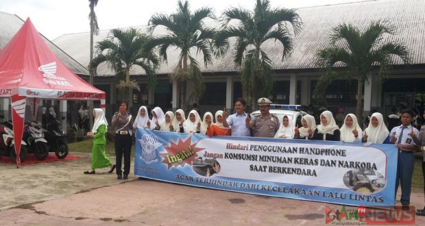 Safety Riding For Senior High School Digelar di SMKN 1 Panyabungan